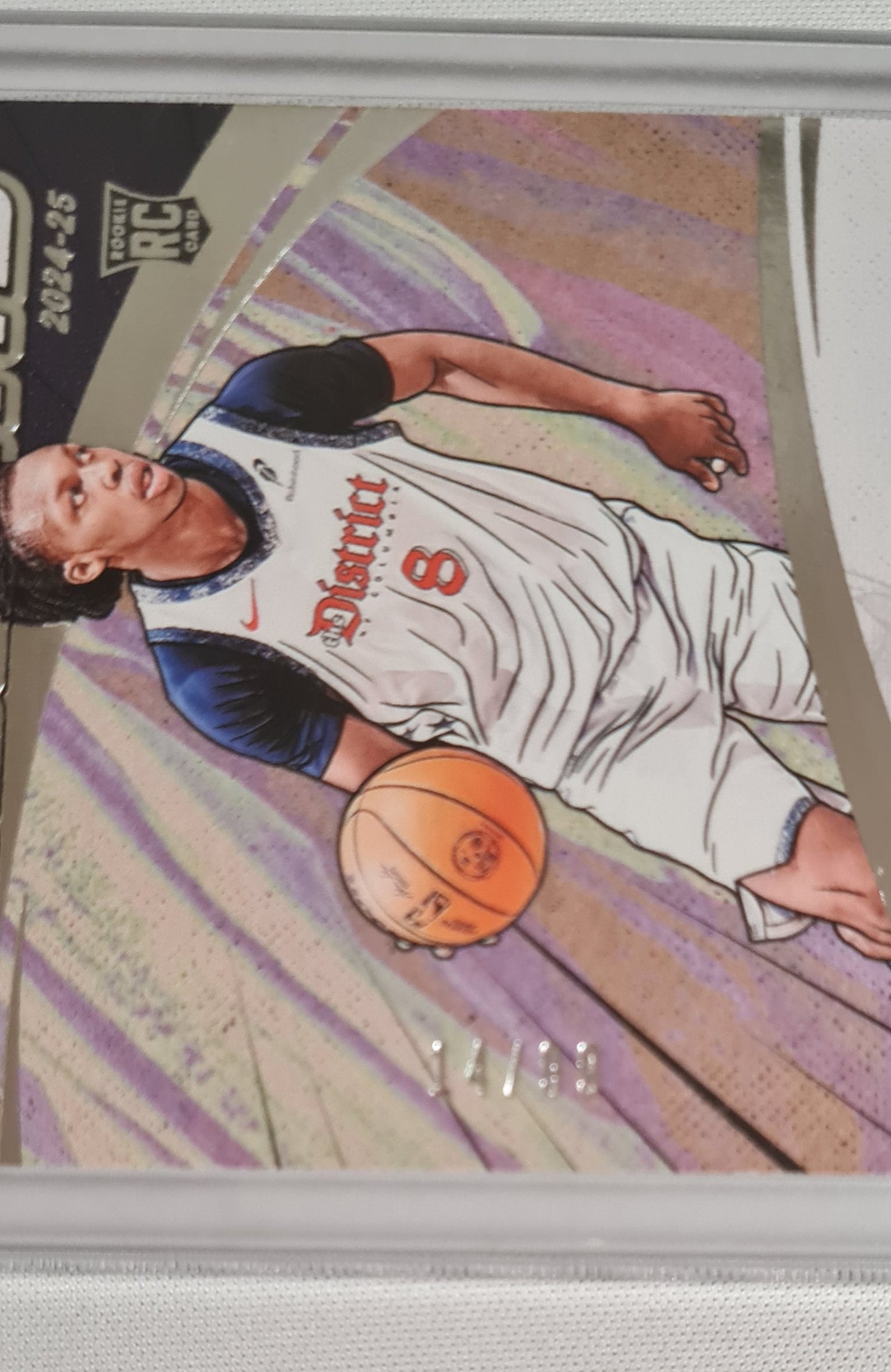Bub Carrington - 2024/25 Panini One and One Basketball ONEDERS NBA Wizards (RC) #TOS-BUB /99 /Auto