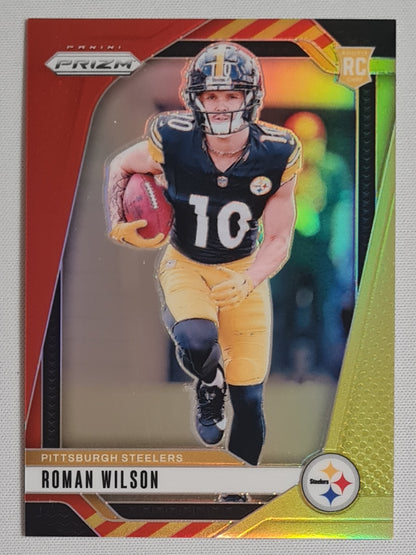 Roman Wilson - 2024 Panini Prizm Football NFL Steelers (RC) #384 /44