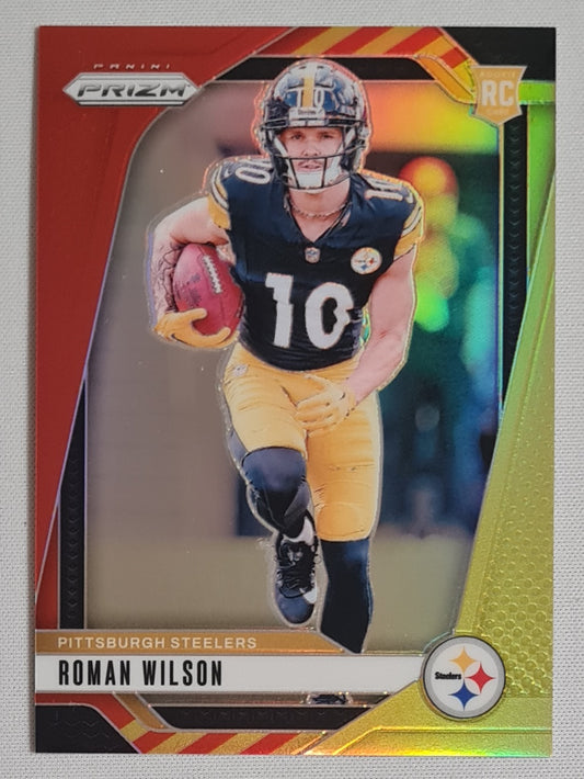 Roman Wilson - 2024 Panini Prizm Football NFL Steelers (RC) #384 /44
