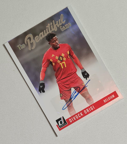 Divock Origi - 2018/19 Panini Donruss Soccer National Team Belgium Beautiful Game #BG-DOR /Auto