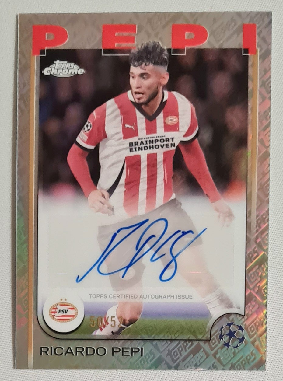Ricardo Pepi - 2025 Topps Chrome PSV Eindhoven (CL) #CA-PE /Auto