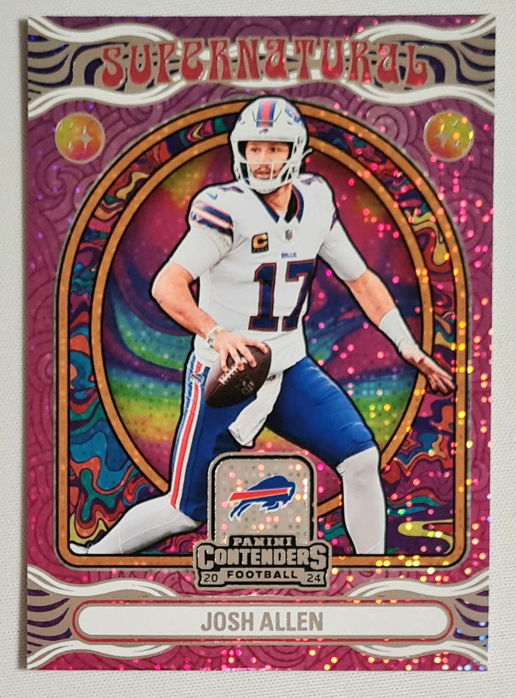 Josh Allen - 2024 Panini Contender Football NFL Buffalo Bills SUPERNATURAL #5