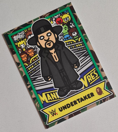 Undertaker - 2025 Topps WWE X Bape Undertaker Baby Milo Insert Wrestling Card #BMA-7