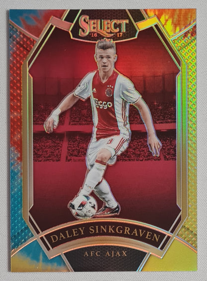 Daley Sinkgraven - 2016 Panini Select AFC Ajax #207 Field level Tie-Dye /30