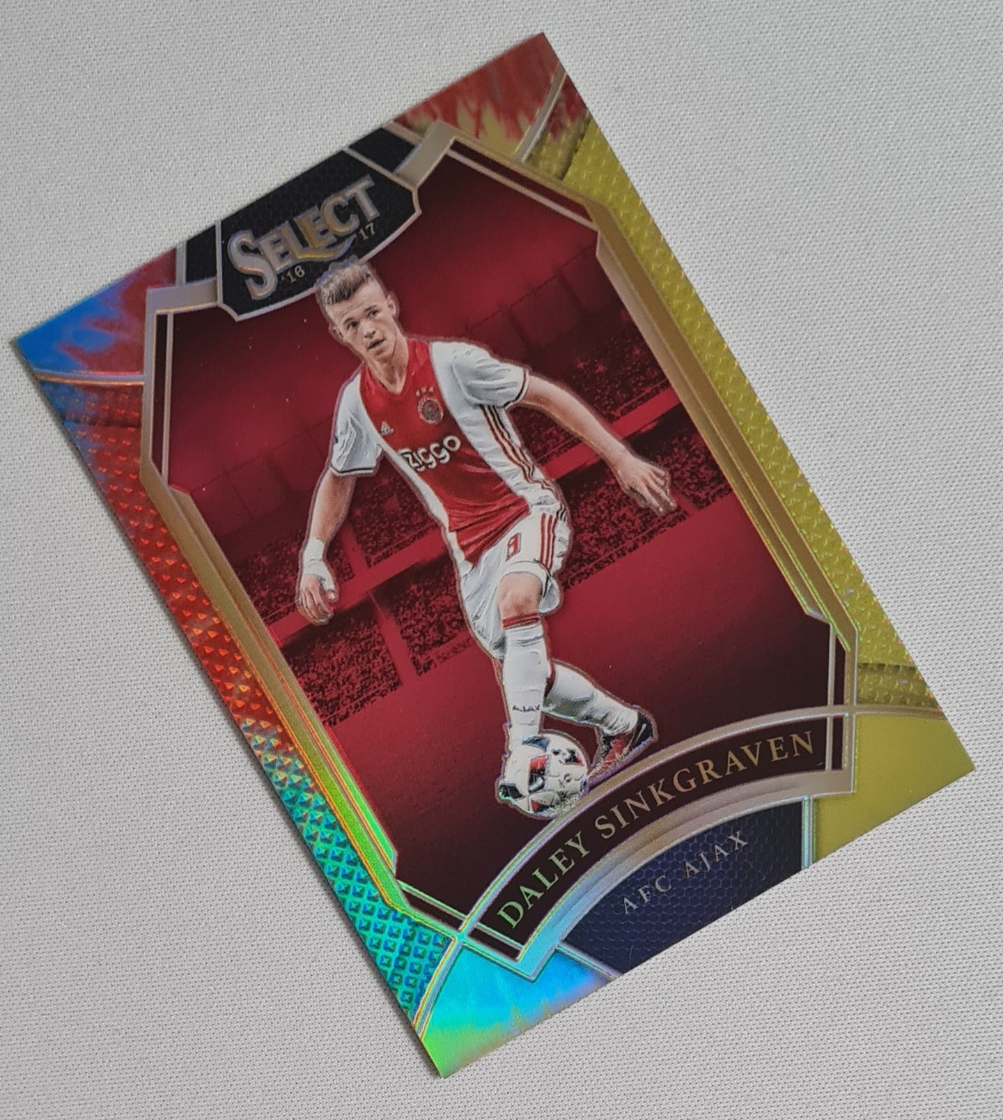 Daley Sinkgraven - 2016 Panini Select AFC Ajax #207 Field level Tie-Dye /30
