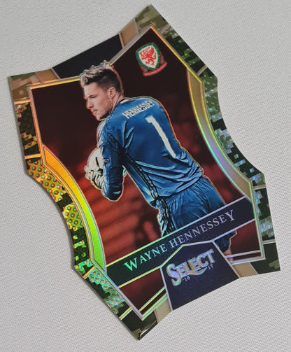 Wayne Hennessey - 2016 Panini Select Soccer Welsh #116 Die Cut Camo Prizm /20