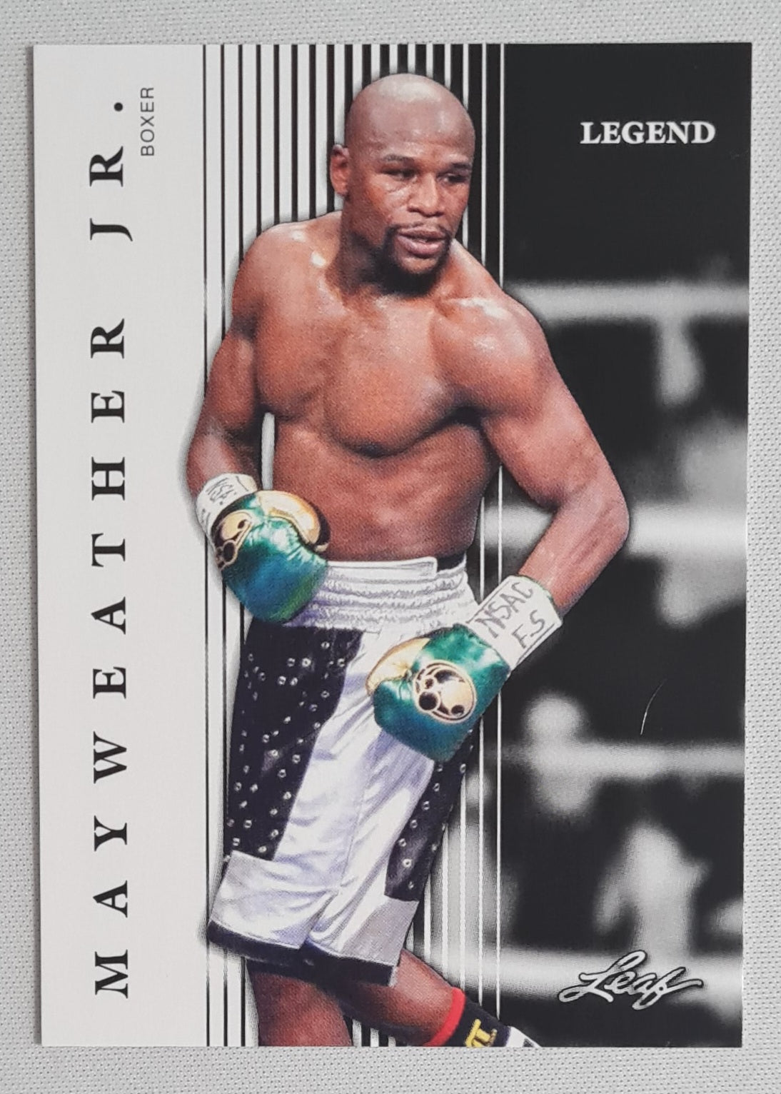 Floyd Mayweather Jr. - 2024 Leaf Trading Cards Boxing Leaf Legend #E-03