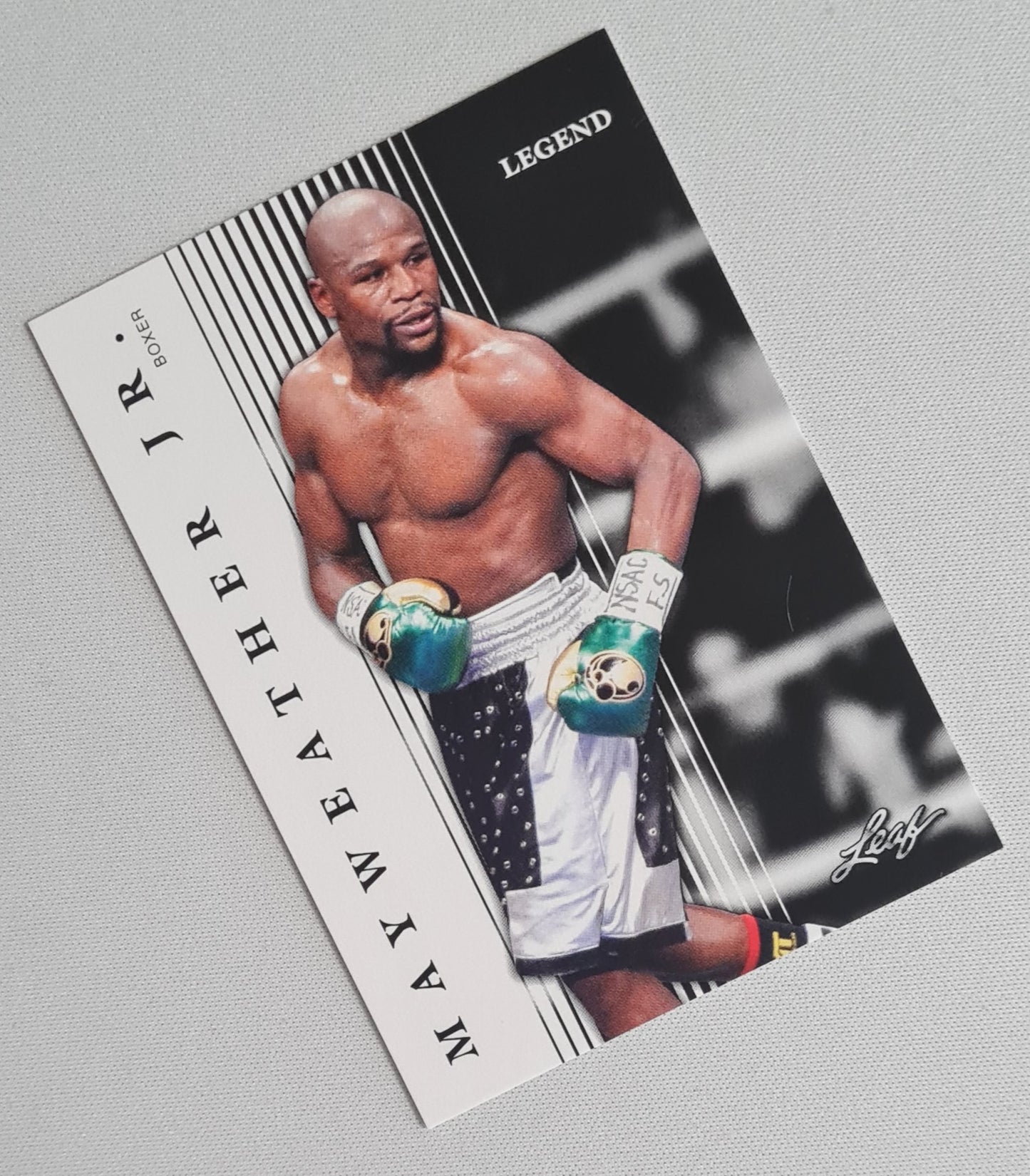 Floyd Mayweather Jr. - 2024 Leaf Trading Cards Boxing Leaf Legend #E-03