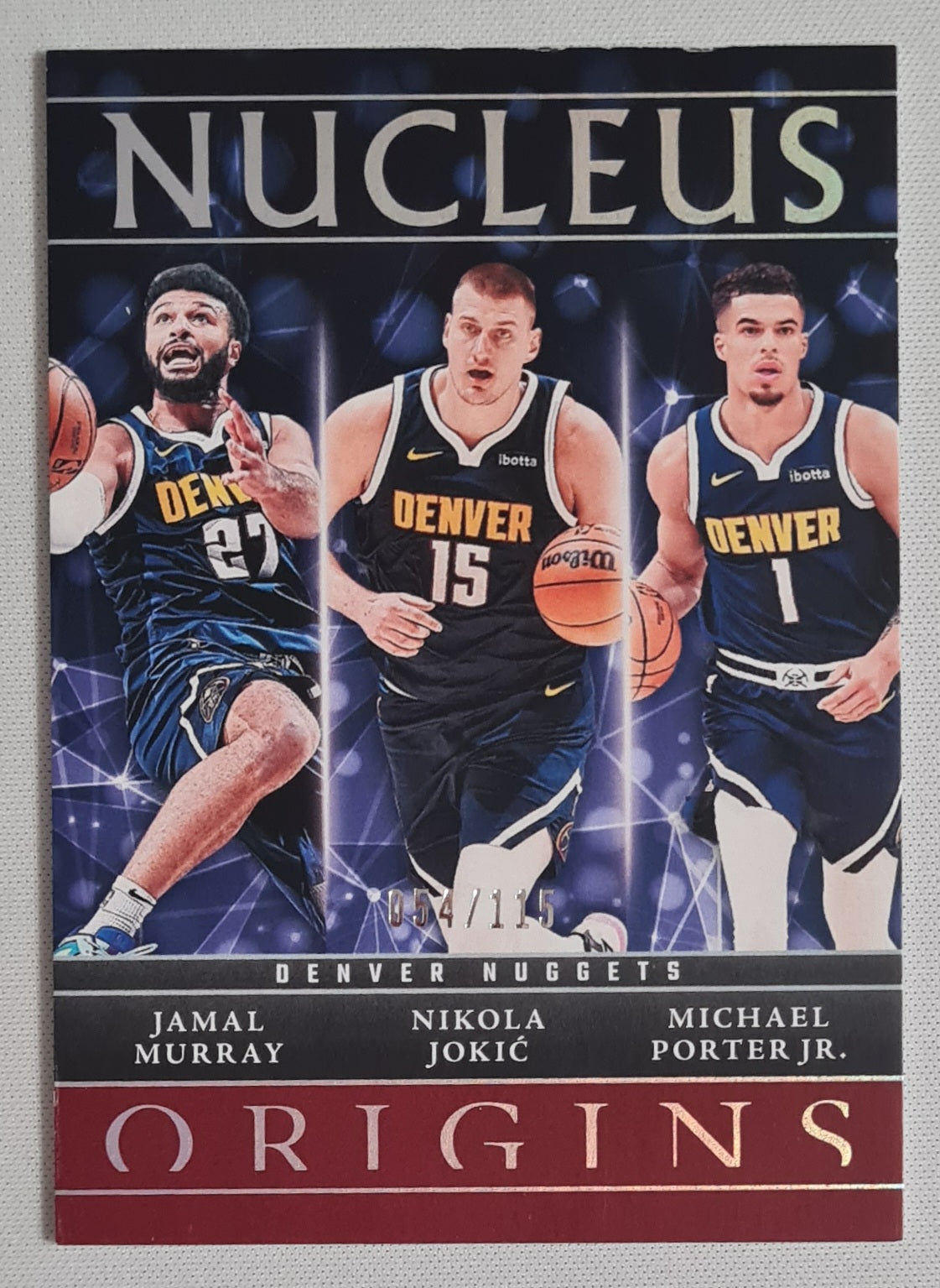 Jamal Murray, Nikola Jokic, Michael Porter Jr. - 2024/25 Panini Origins Basketball NUCLEUS NBA Denver Nuggets #14