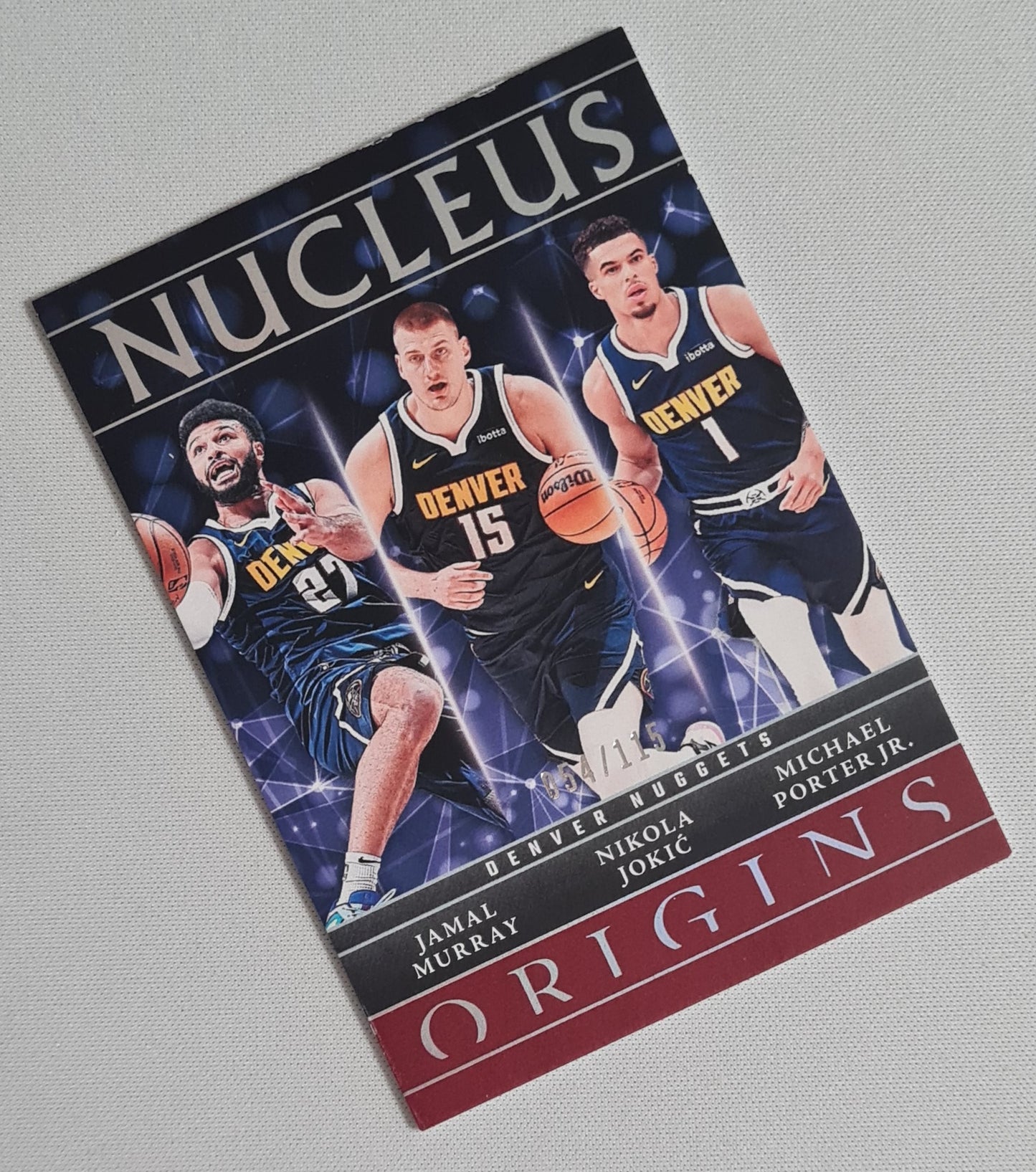 Jamal Murray, Nikola Jokic, Michael Porter Jr. - 2024/25 Panini Origins Basketball NUCLEUS NBA Denver Nuggets #14