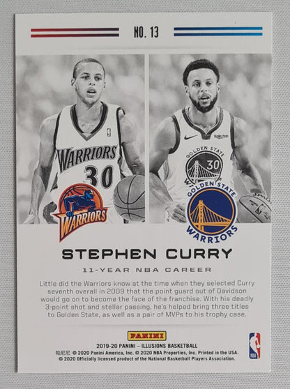 Stephen Curry - 2019/20 Panini Illusions Basketball Career Lineage NBA #13