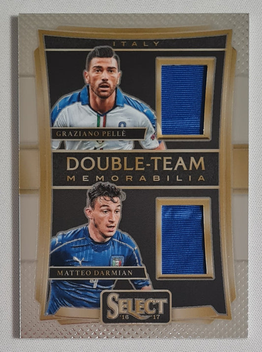 Graziano Pelle / Matteo Darmian - 2016/17 Panini Select Soccer National Team Italia Double Team Memorabilia #DT-PD /dual Patch