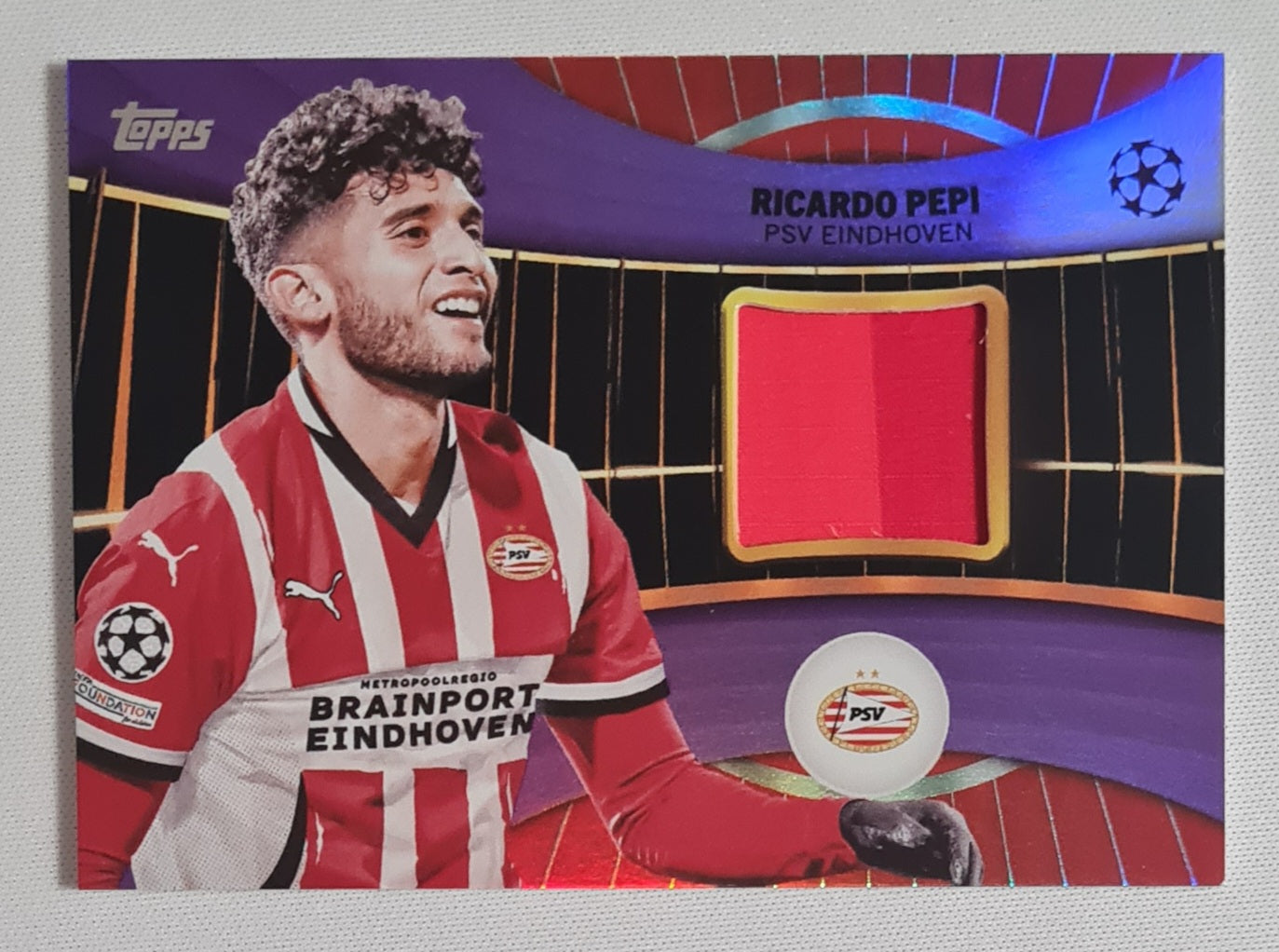 Ricardo Pepi - 2025 Topps PSV Eindhoven Superstars Relic Card (CL) #SR-RP /Patch /299