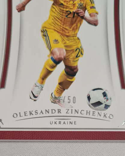 Oleksandr Zinchenko - 2018 Panini National Treasures Soccer National Team Ukraine #57 /50