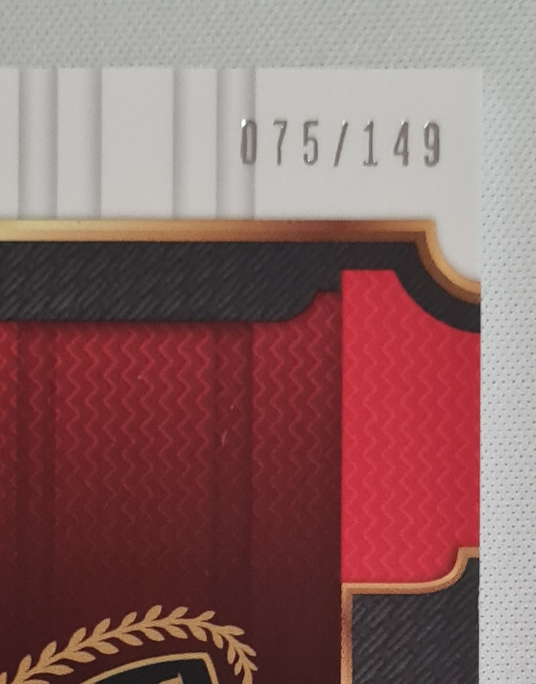 Nacer Chadli - 2017/18 Panini Select Soccer National Team Belgium #JA-NC / Patch /149 / Auto