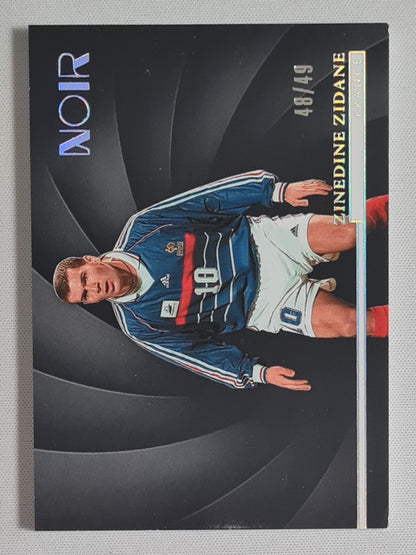Zinedine Zidane - 2024/25 Panini Noir Soccer National Team France #200 /49