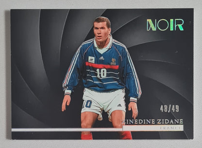 Zinedine Zidane - 2024/25 Panini Noir Soccer National Team France #200 /49