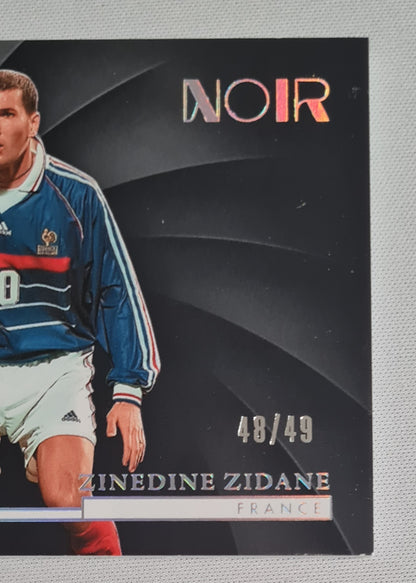 Zinedine Zidane - 2024/25 Panini Noir Soccer National Team France #200 /49
