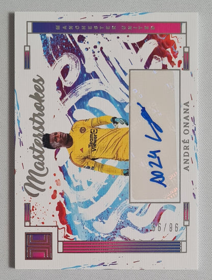 Andre Onana - 2023/24 Panini Impeccable Premier League MASTERSTROKES #M-AOA /Auto