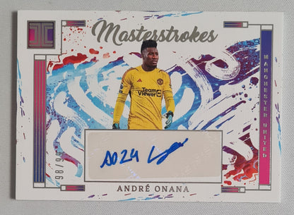 Andre Onana - 2023/24 Panini Impeccable Premier League MASTERSTROKES #M-AOA /Auto
