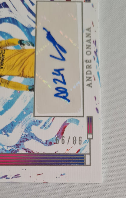 Andre Onana - 2023/24 Panini Impeccable Premier League MASTERSTROKES #M-AOA /Auto