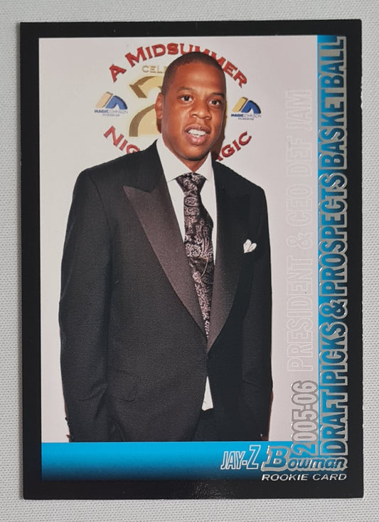 Jay-Z - 2025 Topps NBA Bowman Property - Scouting Report - President & CEO DEF JAM RECORDS #151