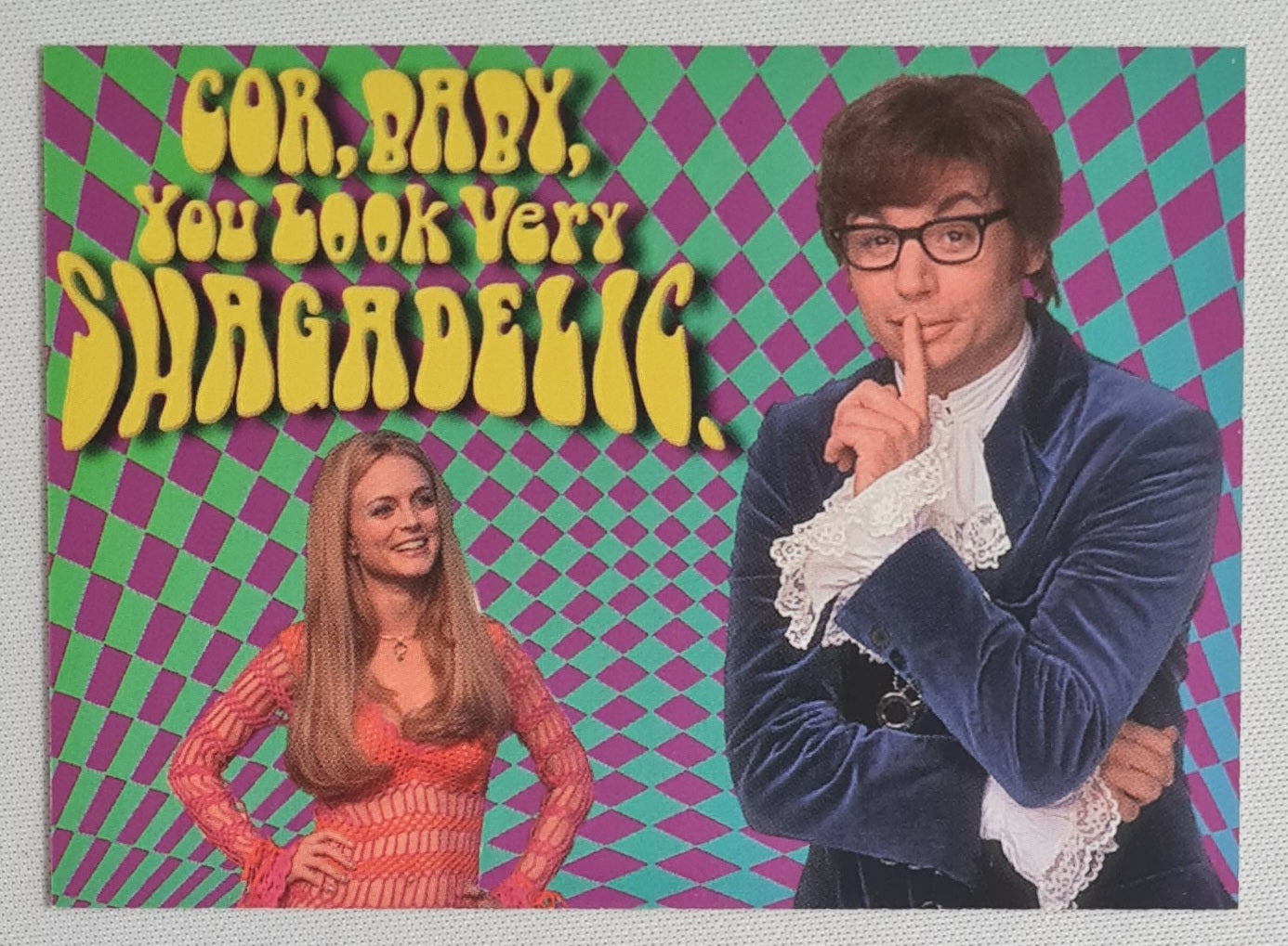 Austin Power - 1999 New Line Productions The Spy who Shagged Me Groovy Trading Cards #P3