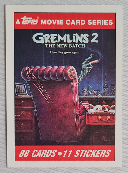 Gremlins 2 - 1990 Topps Warner Bros.  Gremlins The New Batch #1