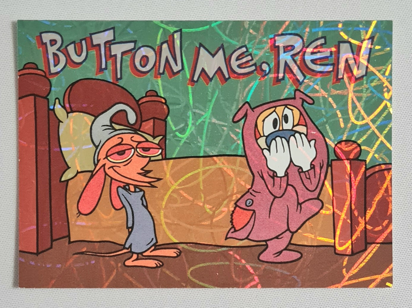 Ren & Stimpy - 1993 Topps Nickelodeon Company BOTTOM ME, REN #3 (of 50 set)
