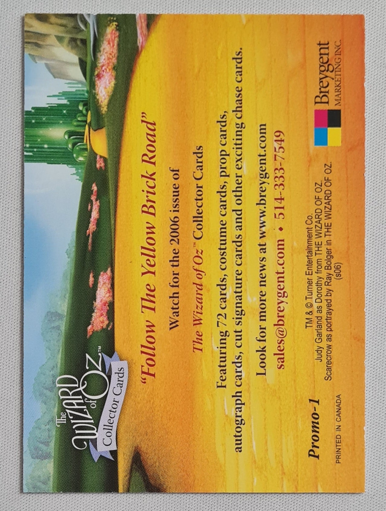 The Wizard of Oz - 2006Turner Entertainment Co. "The Yellow Brick Road" #Promo-1