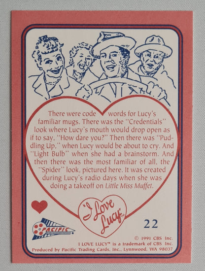 I Love Lucy - 1991 Pacific Trading Cards CBS Inc. Foiled Again #22