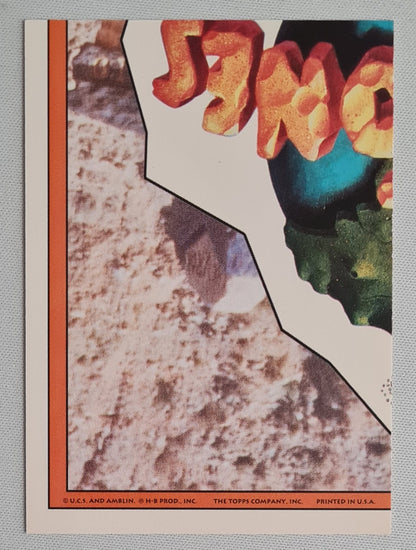 The Flintstones - 1993 Topps Sticker/Card "Yabba-Dabba-Doo!" #1