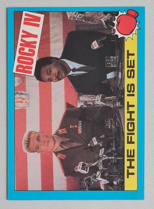 Rocky IV - 1985 Topps - The Fight is set - Featuring: Drago vs Apollo  #12