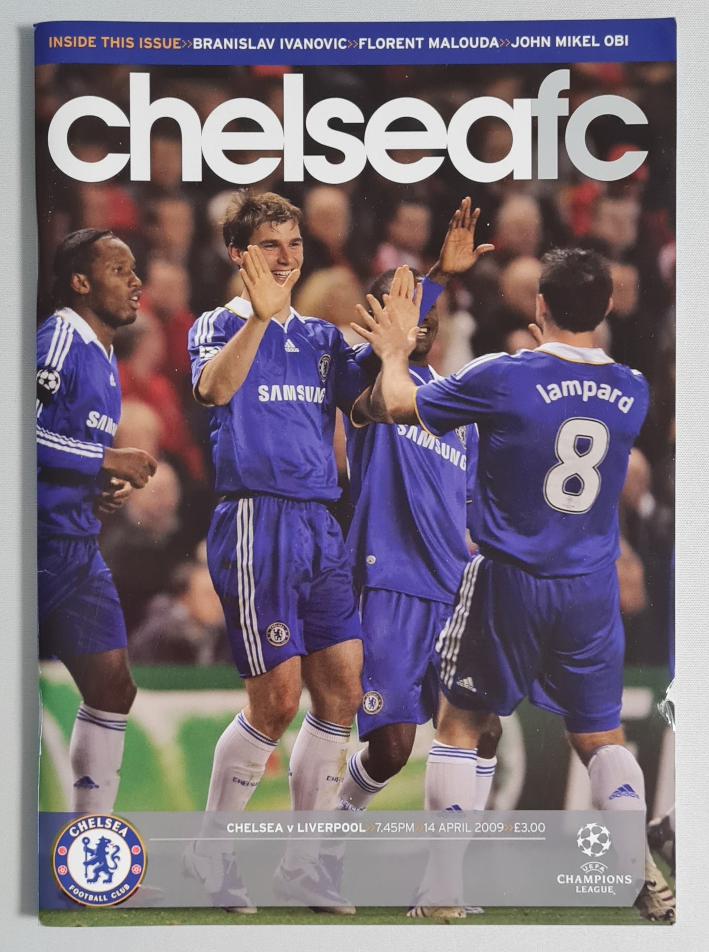 Chelsea FC Official Programme - 2009 UEFA Champions League vs Liverpool