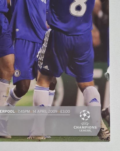 Chelsea FC Official Programme - 2009 UEFA Champions League vs Liverpool