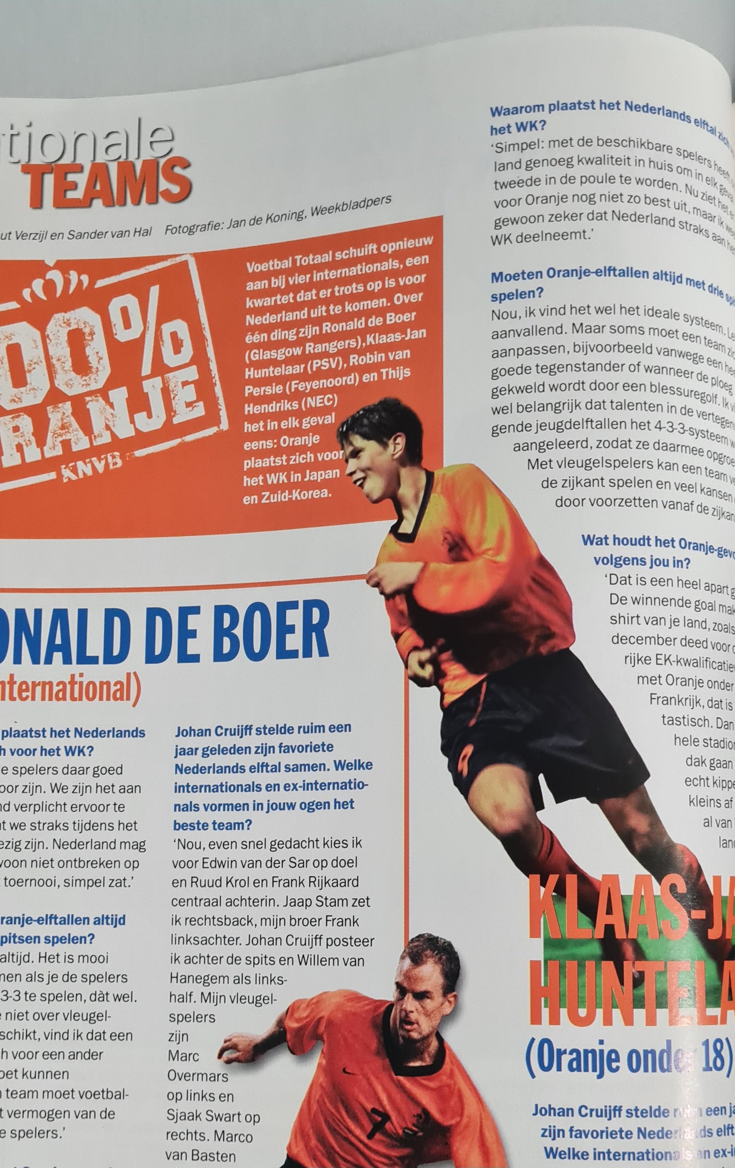 Nederland vs Turkije Soccer Program - 2001 KNVB Match Program in Amsterdam Arena