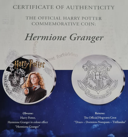 Hermione Granger - Harry Potter Commemorative Coin featuring Dobby with Certificate of Authenticity