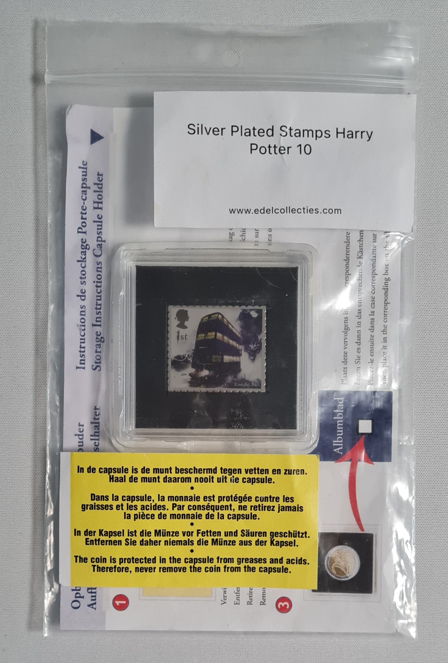 Knight Bus - Harry Potter - Silver Plated Stamps #10
