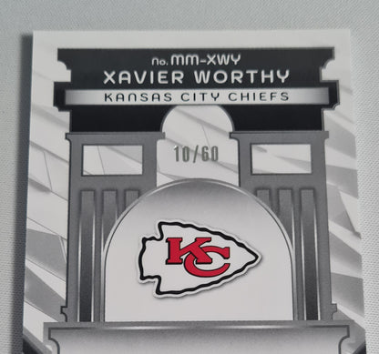 Xavier Worthy - 2024 Panini Spectra Football NFL Kansas City Chiefs Monumental (RC) #MM-XWY / Patch /60