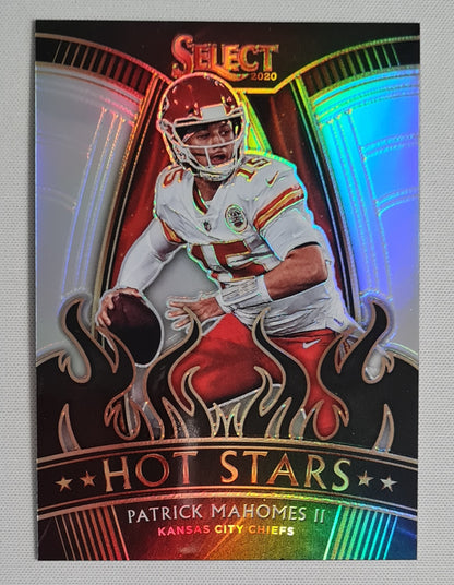 Patrick Mahomes II - 2020 Panini Select Football NFL Kansas City Chiefs HOT STARS #HS3 Prizm Refractor