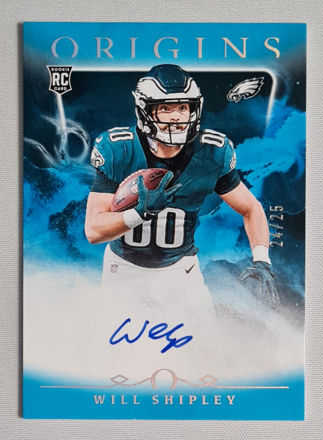 Will Shipley - 2024 Panini Origins Football NFL Philadelphia Eagles #RAU-WSH /25 /Autograph