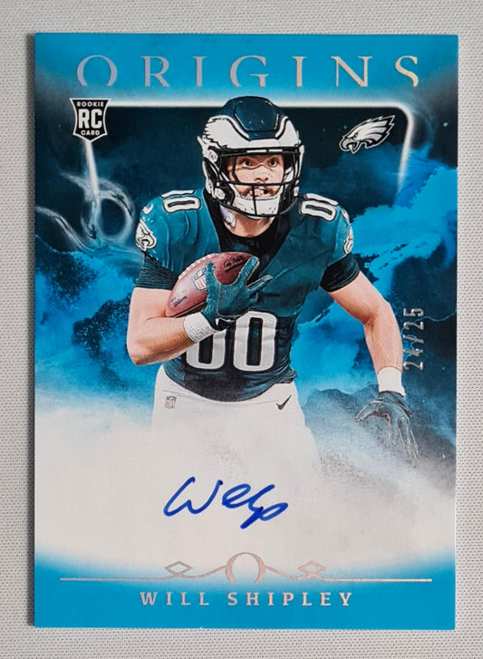 Will Shipley - 2024 Panini Origins Football NFL Philadelphia Eagles #RAU-WSH /25 /Autograph