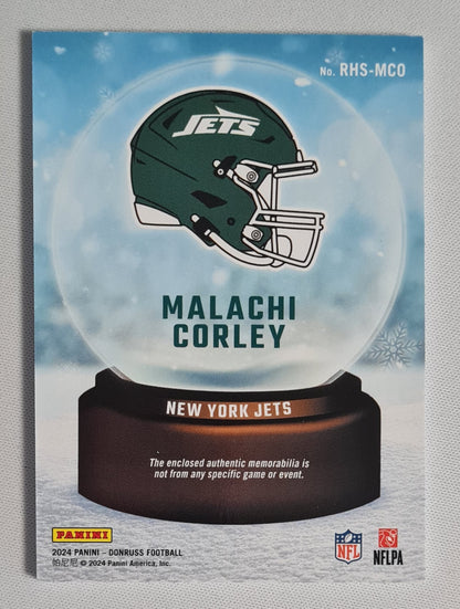 Malachi Corley - 2024 Panini Donruss Football Rookie Sweaters (RC) #RHS-MCO /Patch