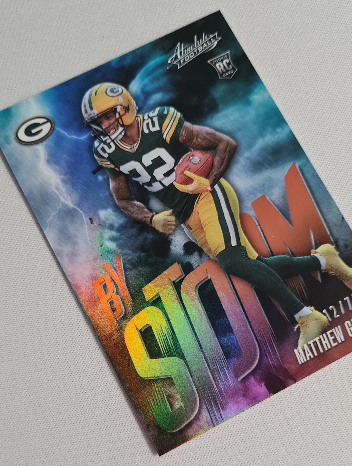 Matthew Golden - 2025 Panini Absolute Football NFL Greenbay Packers - By Storm - (RC) #11 /75