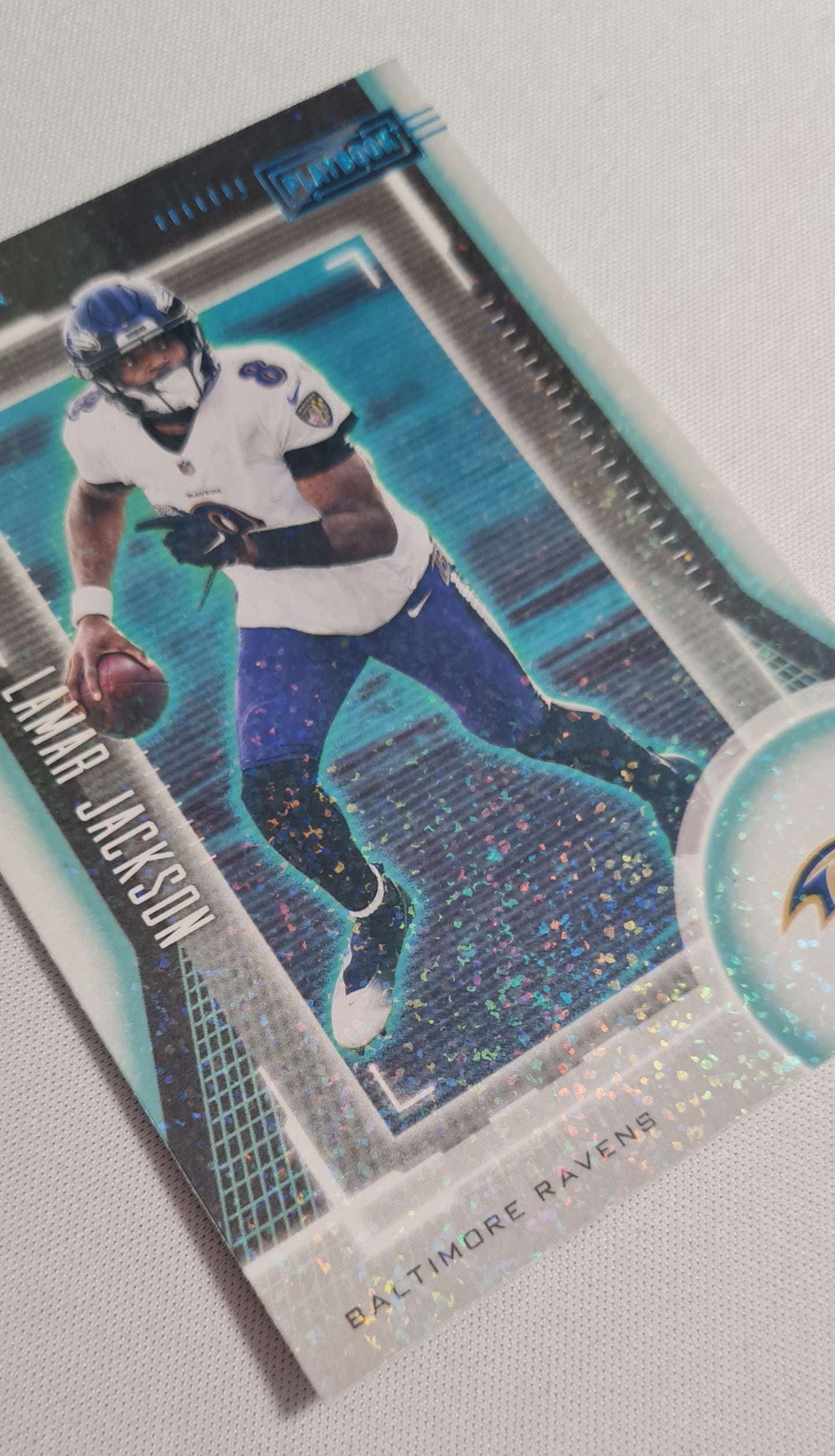 Lamar Jackson - 2021 Panini Playbook Football NFL Baltimore Ravens ZONED IN #ZI-LJA