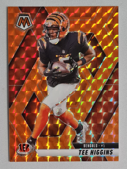 Tee Higgins - 2025 Panini Mosaic Football NFL Cincinnati Bengals #246 Orange Mosaic /199