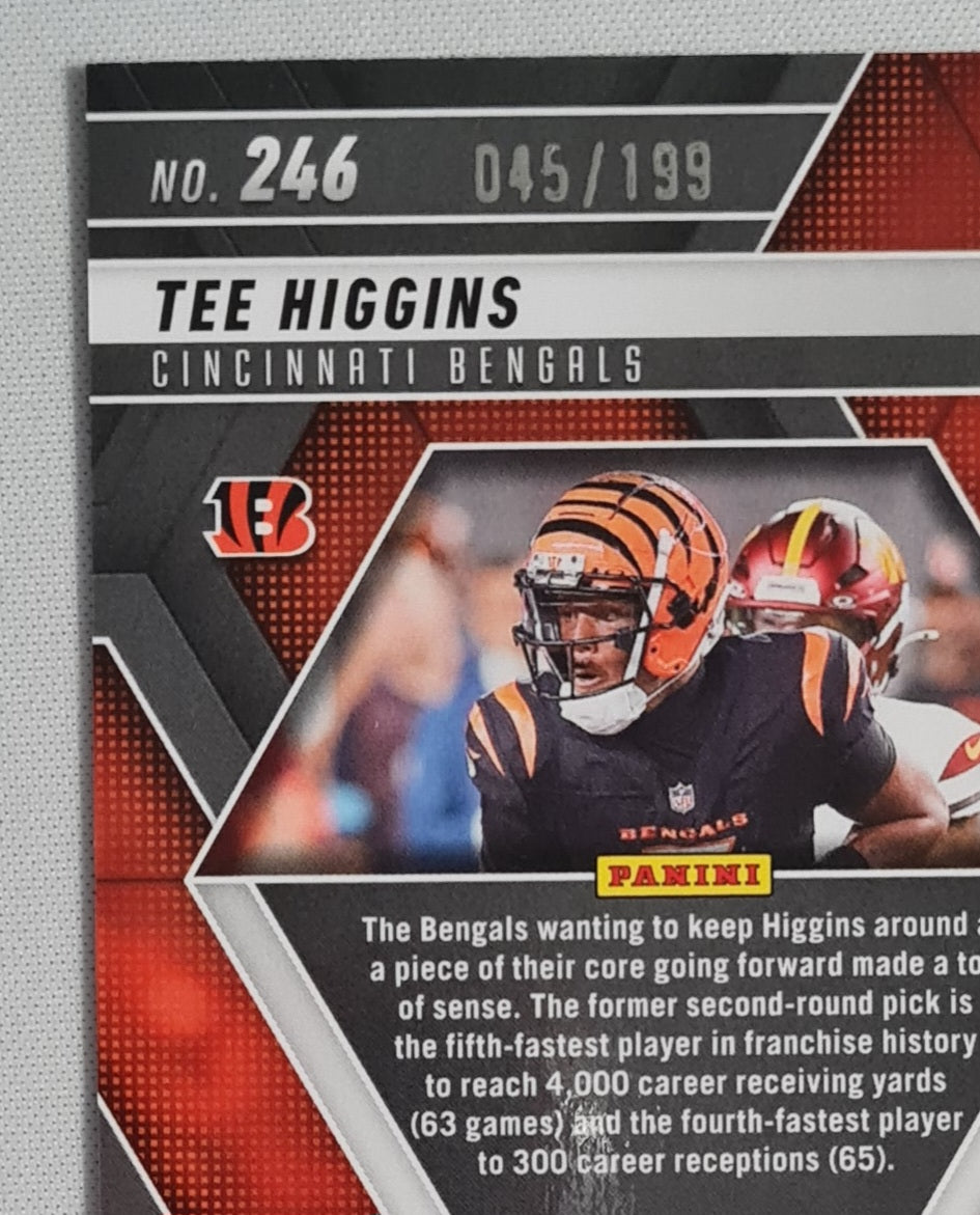 Tee Higgins - 2025 Panini Mosaic Football NFL Cincinnati Bengals #246 Orange Mosaic /199