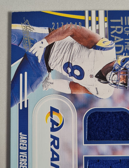 Jared Verse - 2025 Panini Absolute Football NFL LA Rams #TTD-JVE /Patch /249