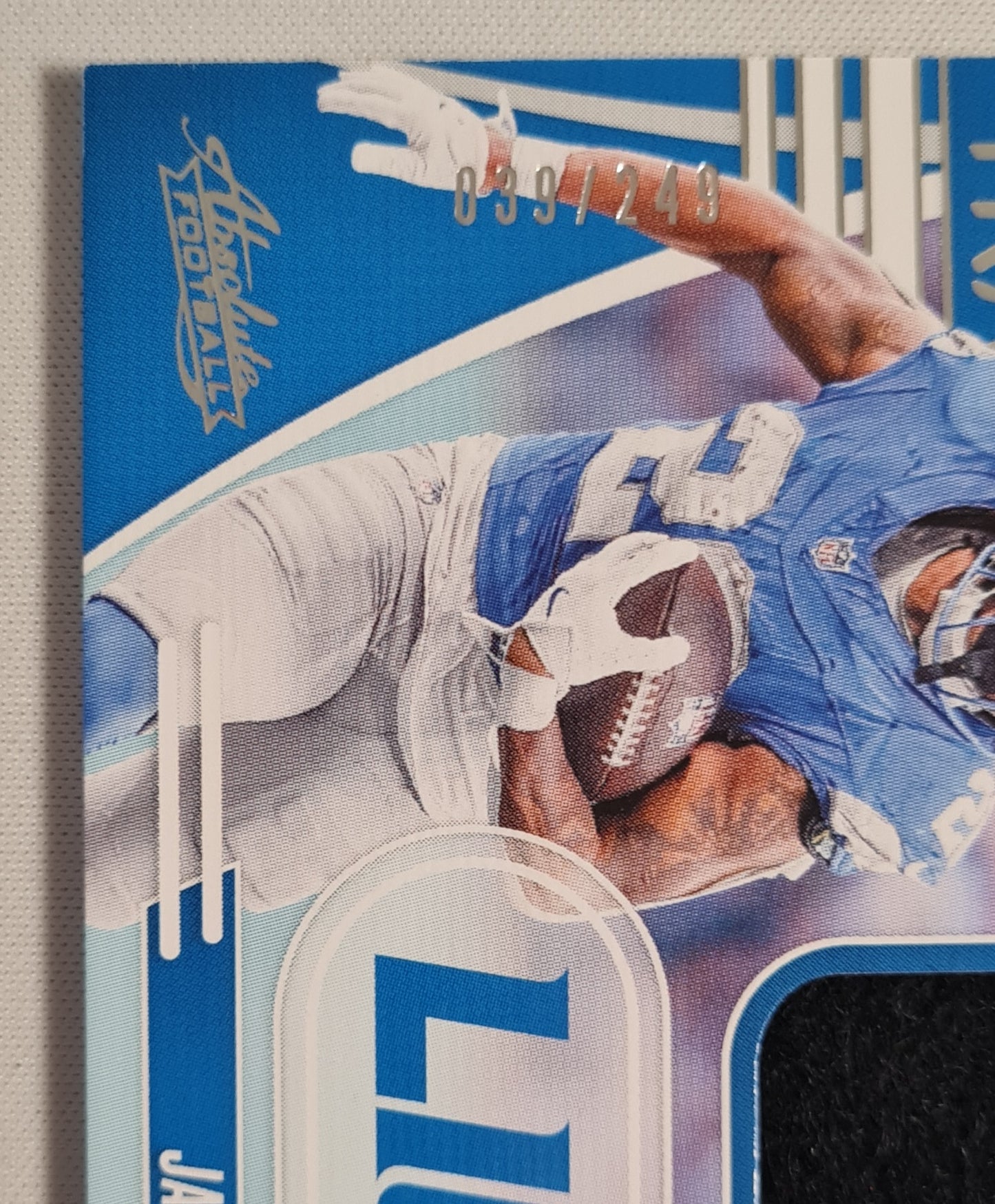 Jahmyr Gibbs - 2025 Panini Absolute Football NFL Detroit Lions #TTD-JGI /Patch /249