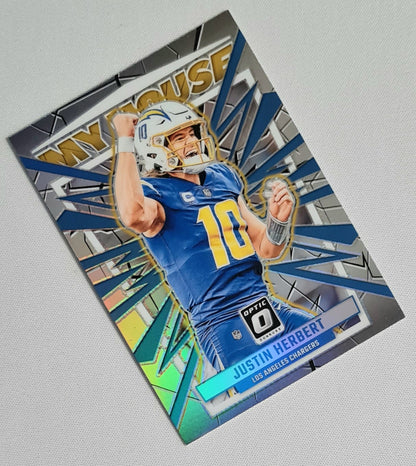 Justin Herbert - 2023 Panini Donruss Optic Football NFL Chargers MY HOUSE #14